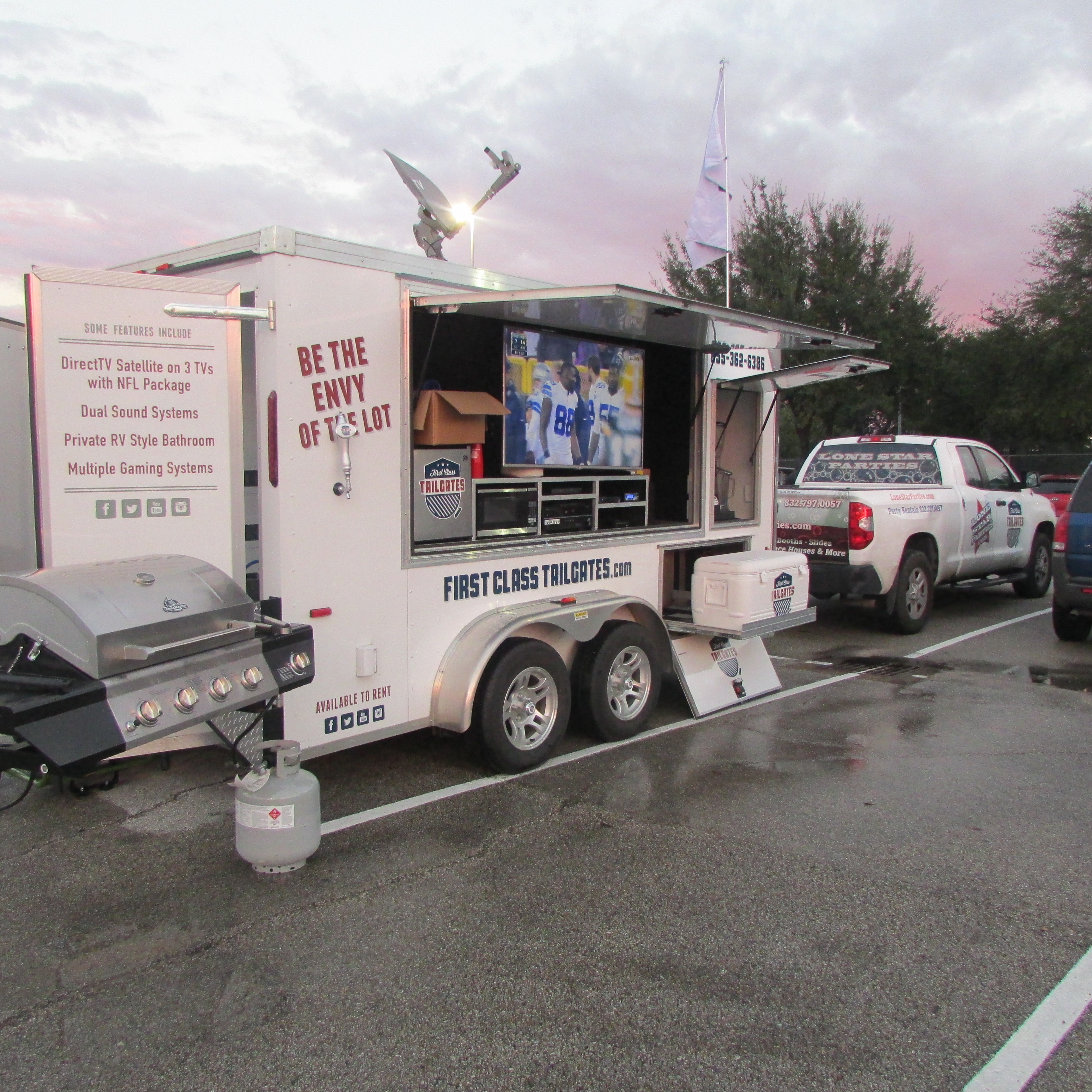 tailgate trailer for rent