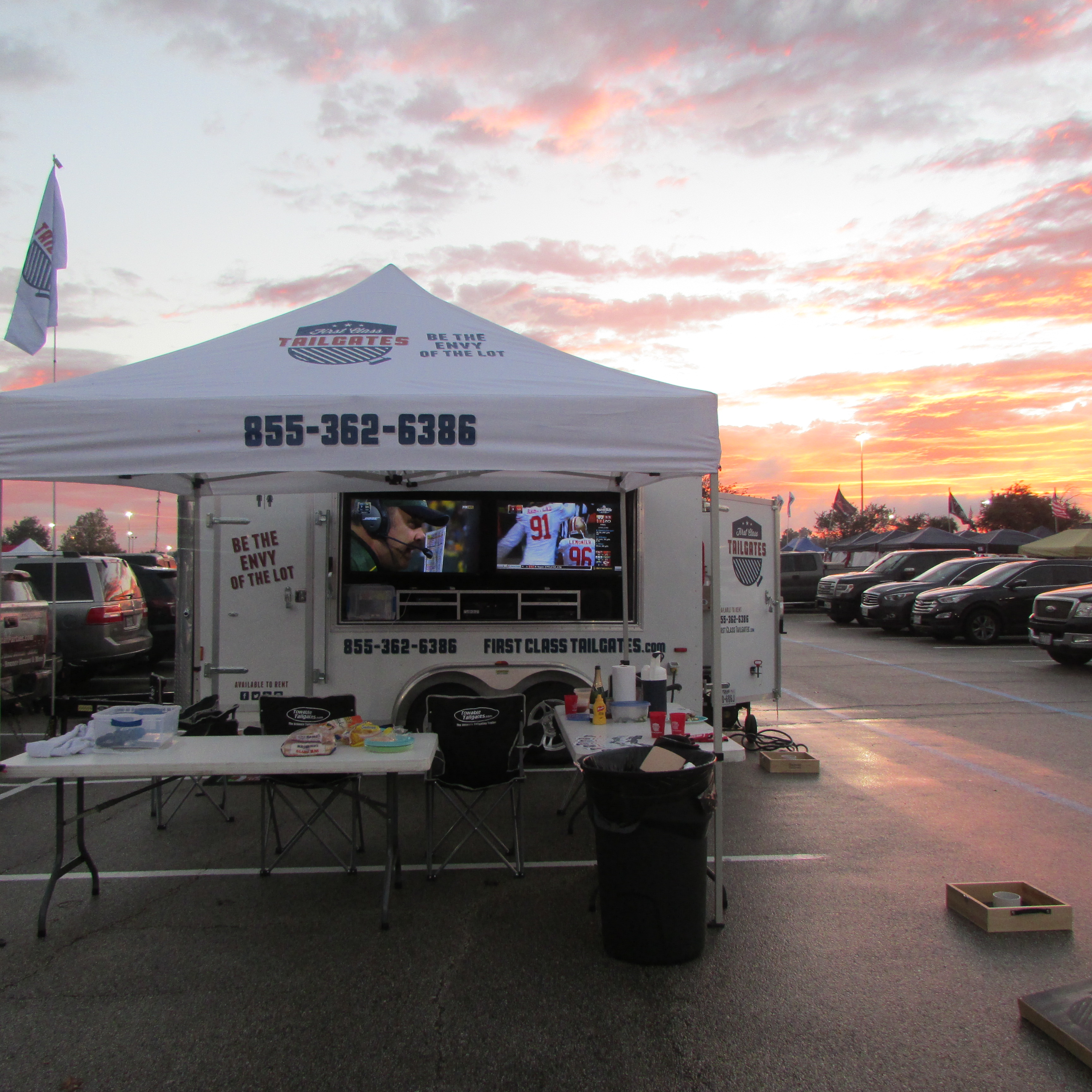 rent tailgate package